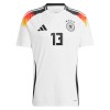 Camiseta de fútbol Alemania Muller 13 Primera Equipación Euro 2024 - Hombre